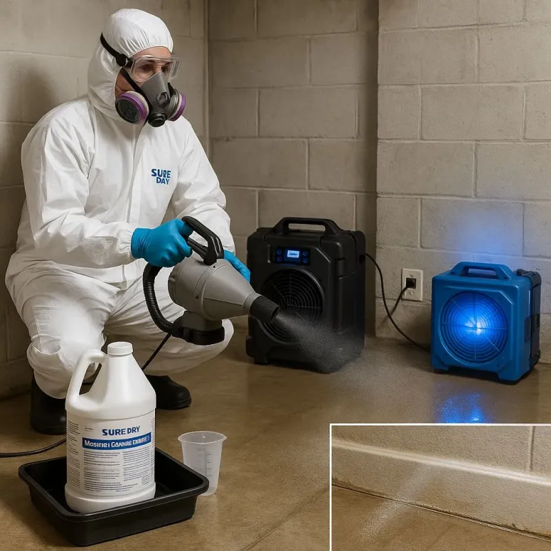 Sanitization and Odor Removal process in Easthampton, MA