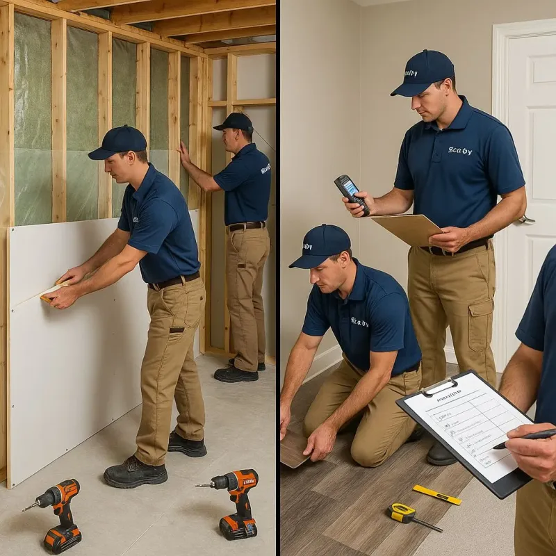 Repairs and Reconstruction process in Easthampton, MA